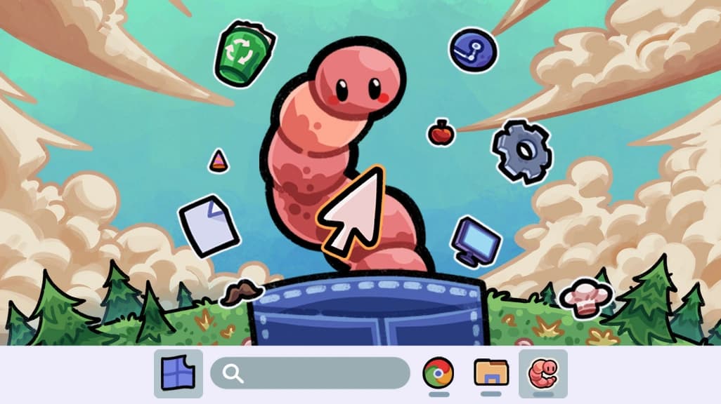 Deskworm – Game cover
